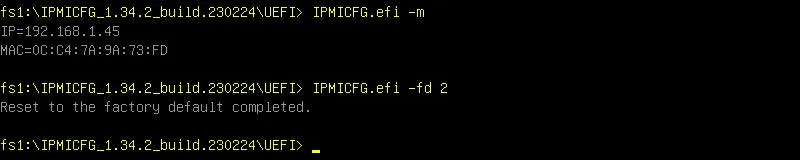 Reset to factory defaults