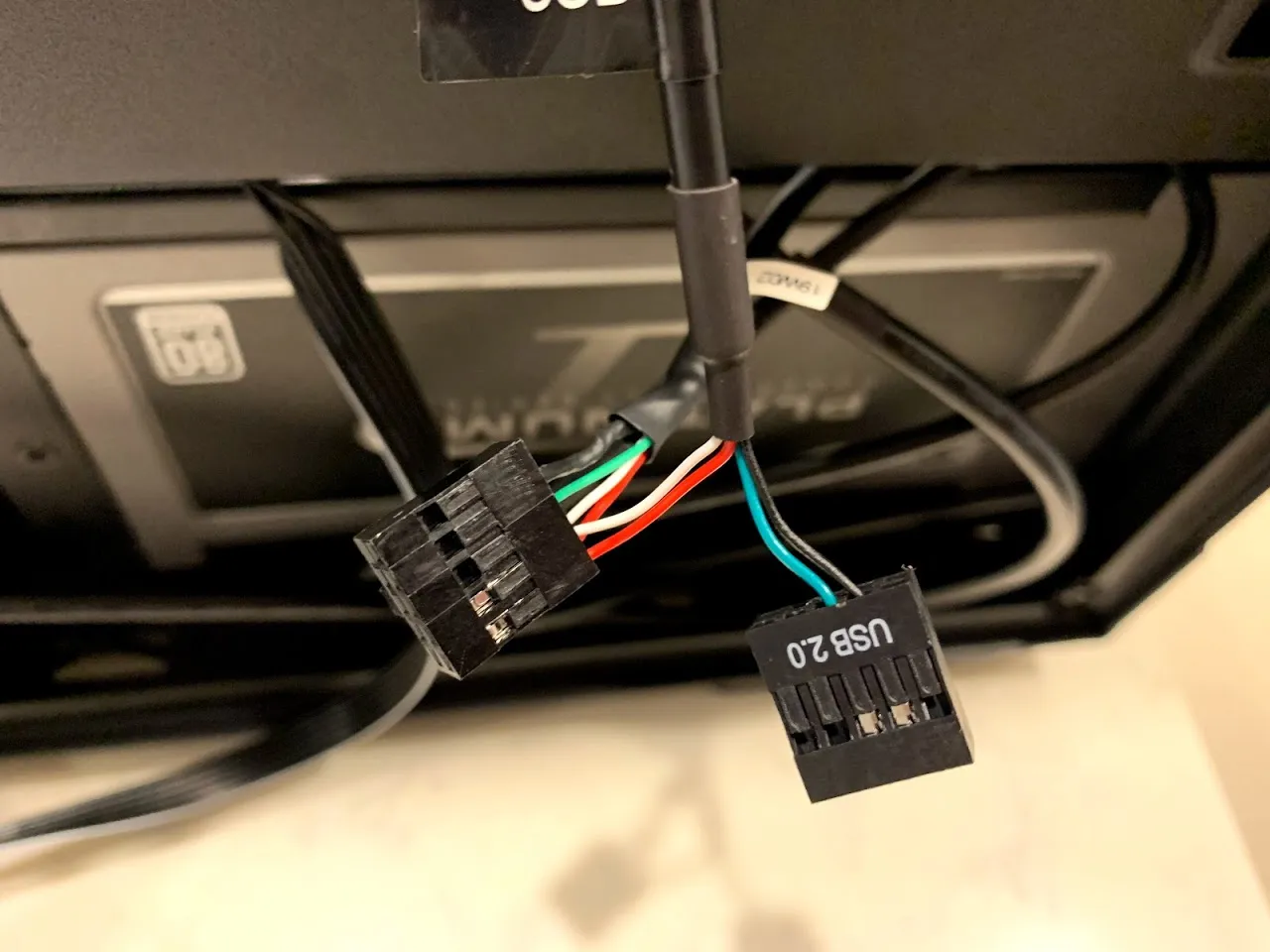 USB connector almost merged