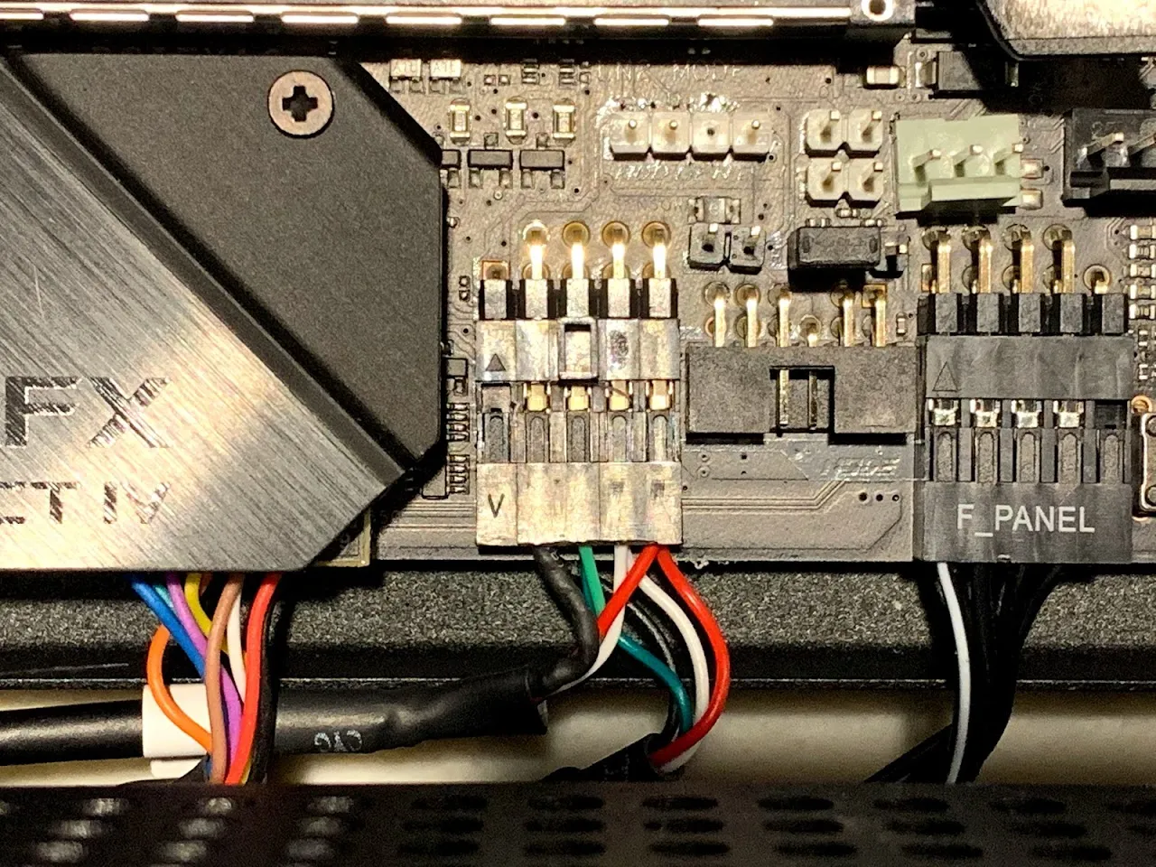 USB connector with pin change installed